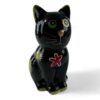 Скарбничка керамічна "Чорний кіт" 14 см