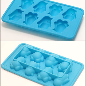 Форма силіконова для льоду "Пінгвіни" 20 см