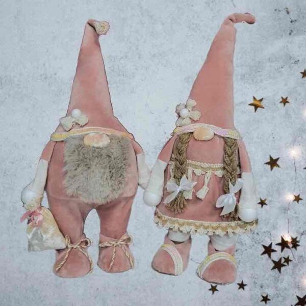 Гном Hand-made рожевий 40 см 1 шт