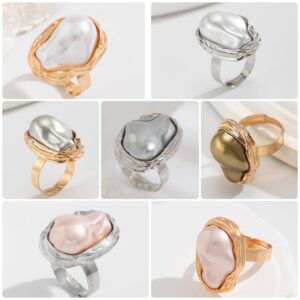 fdeee84c-54e7-45fc-b7e6-178ebee5312a.jpg Каблучка жіноча "Барокова перлина" абстрактна мікс кольорів (10338)