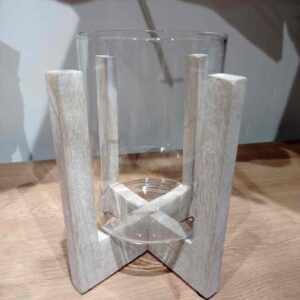 Підсвічник LUDVIG 16*16*20 см скло