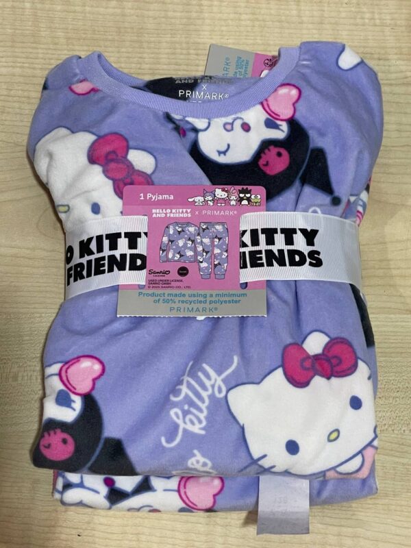 Піжама дитяча Primark "Hello Kitty & friends" флісова велюрова