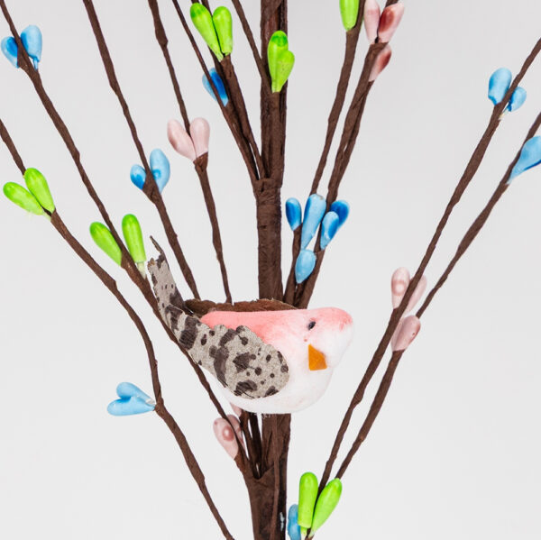 Гілка декоративна «Великодні пташки» 50 см