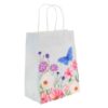 Пакет подарунковий "S” (17*23*10 см) Крафт “Весняний сад»