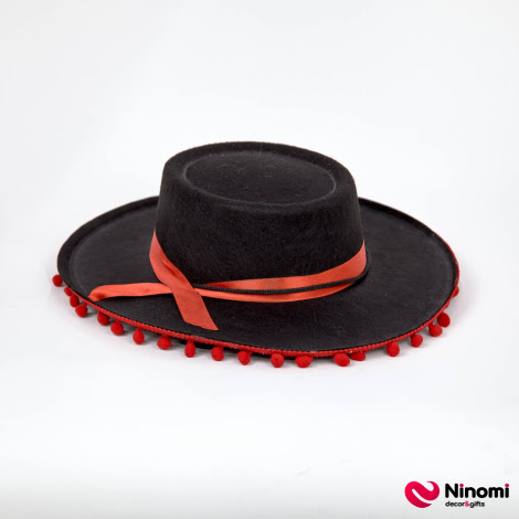 018ef149-6a5a-4661-a2ea-ff5fc0902cbe.jpg Капелюх карнавальний "Сомбреро" S чорний