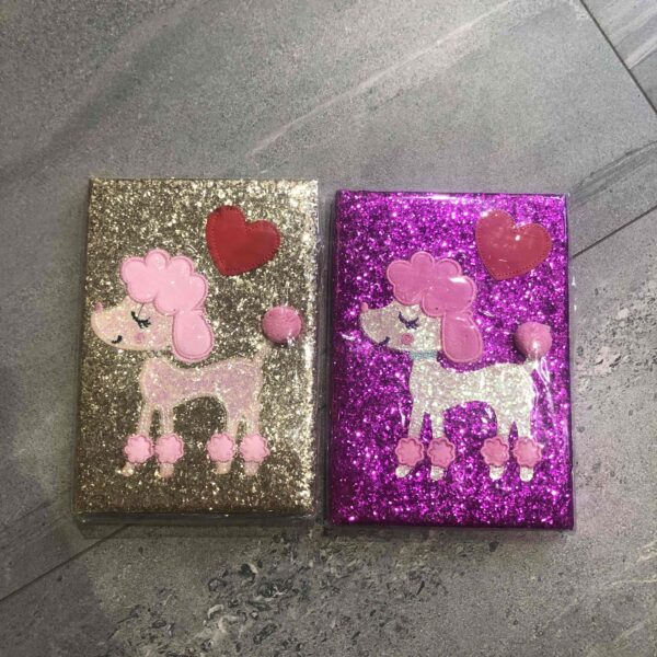 Блокнот А5 "Пудель" блискучий 80 арк.