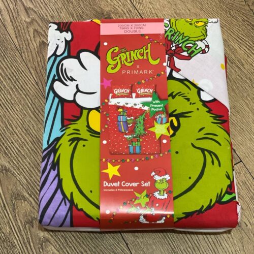 Постіль "Greench" Primark Double 200*200 підковдра двостороння/ 2 наволочки (74*48) котон