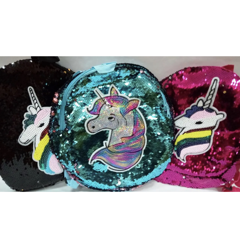 Рюкзак дитячий з паєтками "Єдиноріг"