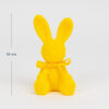 Фігурка "Зайчик" 15 см з флоковим напиленням жовтий