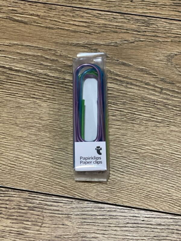 Скріпки Гігантські металеві Tiger різних кольорів (11 х 3 см) 4 шт