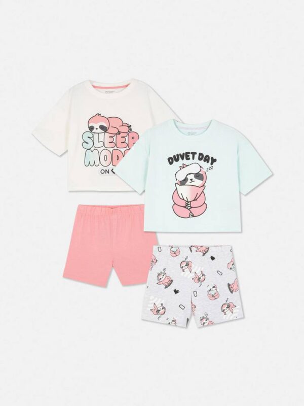 Піжама дитяча весна-літо "Лінивець" Primark котон 1 шт