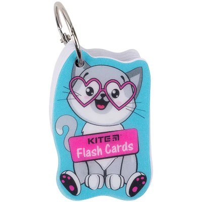 Картки для запису іноземних слів Kite "Cat" 80 арк.