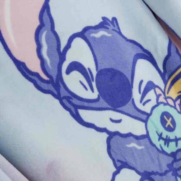 0713535d-6d58-420e-aacb-ffc3b2110760.jpg Плед з капюшоном "Стітч/Stitch" Primark (120*150) фіолетовий