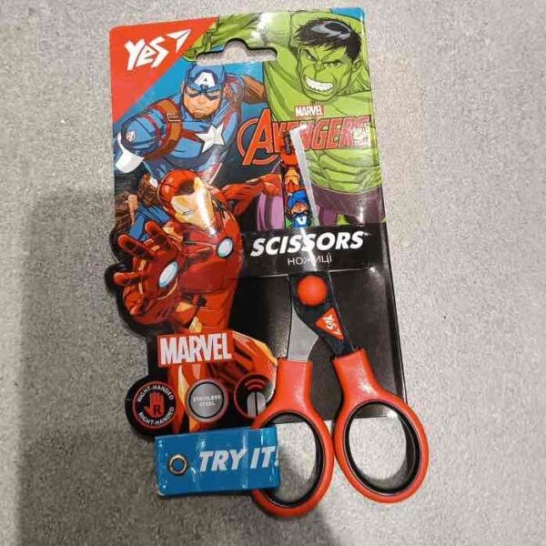 Ножиці Yes "Marvel.Avengers" з принтом на лезі 13 см