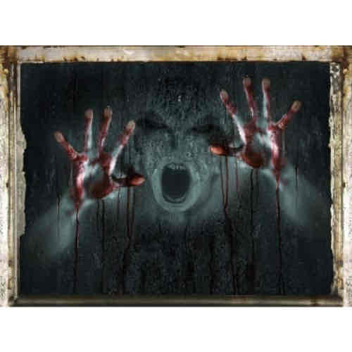 Декор на Хелловін наклейка "Злий дух" 45*60 см