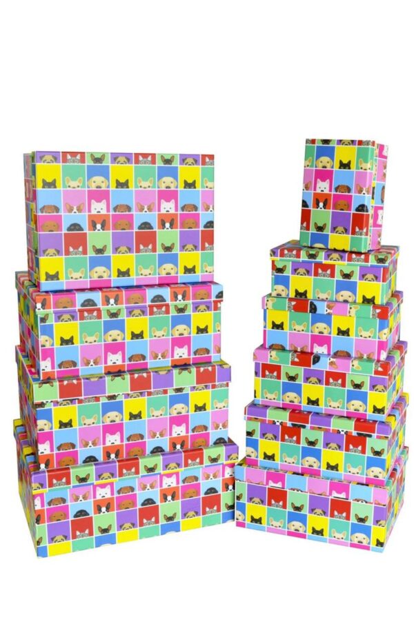 Коробка подарункова "Звірята" №8 (33*25,5*14,5 cм)