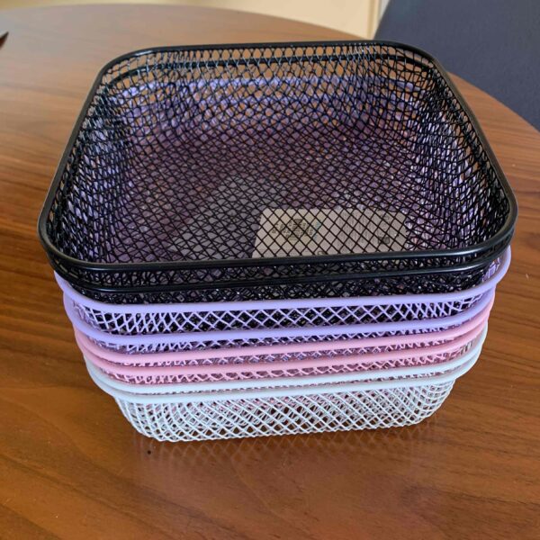 Органайзер/ Корзинка металева сітчаста квадратна Primark