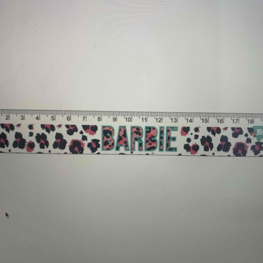 Лінійка YES "Barbie", 20 см