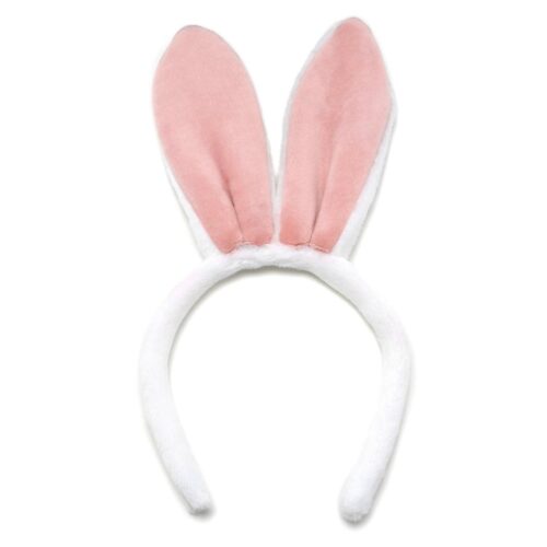 Обруч плюшевий "Вушка Зайчика" рожевий