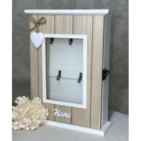 0a43de54-11e5-4c14-a574-a6dccf35b5e7.jpg Ключниця "Home" прямокутна дерево-біла з віконцем