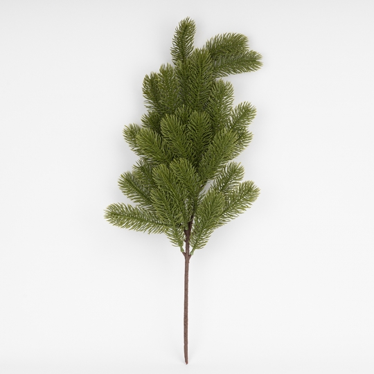 Декоративна гілка "Ялина зелена" 55 см