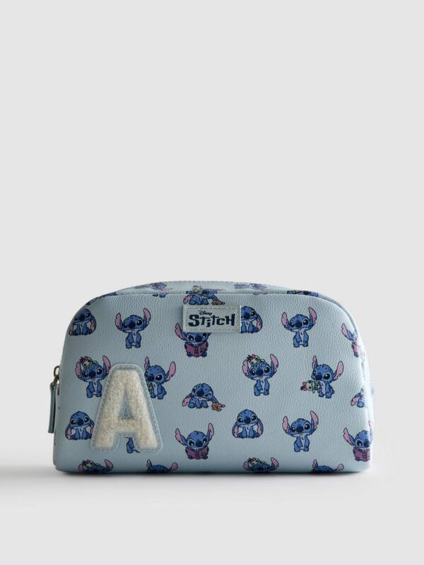 Косметичка об'ємна "Stitch/ Стітч" Primark еко-шкіра блакитна