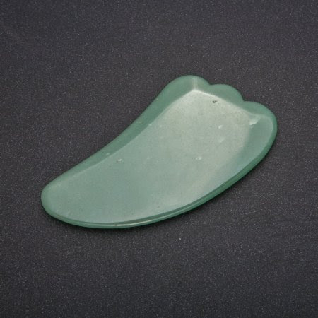 Масажер-скребок Гуаша Зелений Нефрит (натуральний)