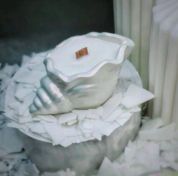 Свічка ароматична Solodka "Мушля" в кашпо 35 г