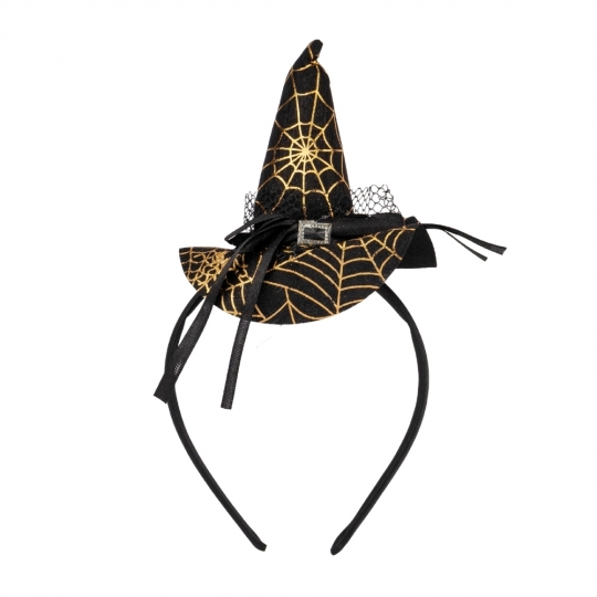 Обруч на Хелловін "Чаклунка" мікс кольорів