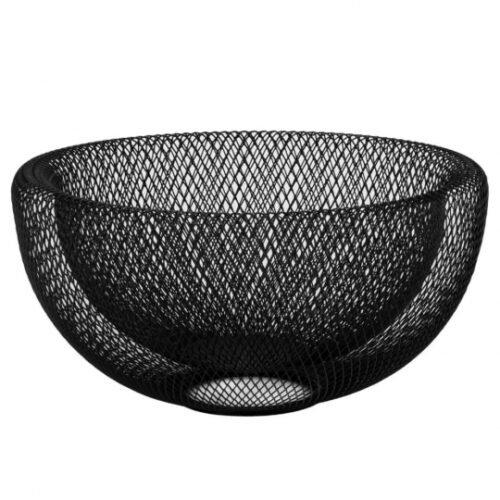 Фруктівниця металева "Фруктова оаза" 25,5 * 11 см чорна