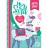 Блокнот-секретник А5 "Лама" з глітером 48 арк