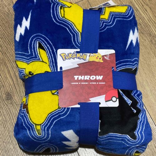 Плед "Pokemon/Pikachu/Пікачу" Primark з ворсом 120*150