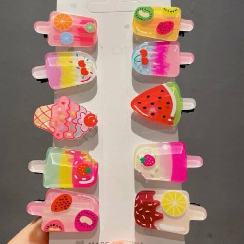 Заколка-качечка для волосся "Морозиво" 1 шт