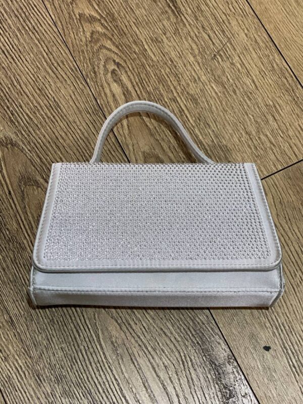 Сумочка Primark срібна зі стразами