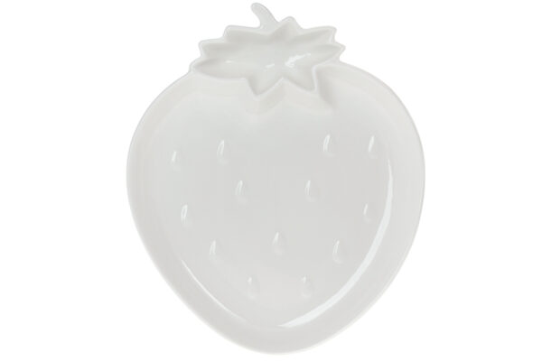 11b246a0-bd05-4c7f-9e68-b531a69dd417.jpg Блюдо порцелянове "Полуниця" білий 26 см