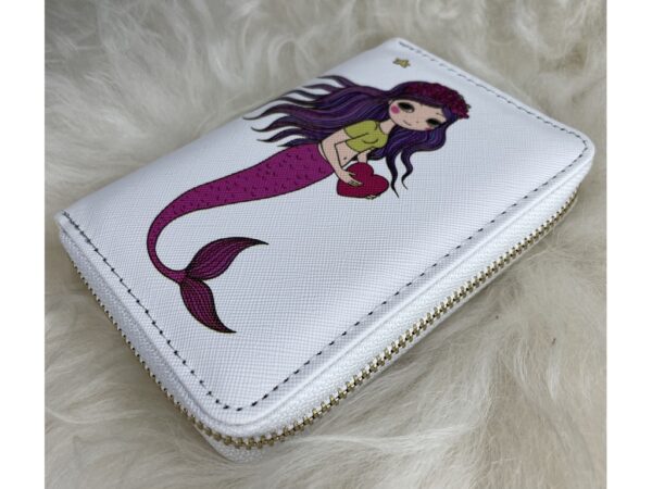 Гаманець дитячий "Русалочка" білий