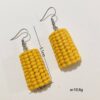 Сережки в стилі DIY "Кукурудза"