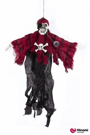 Підвісний декор "Привид Пірата в червоному" з LED-підсвіткою і звуковими ефектами