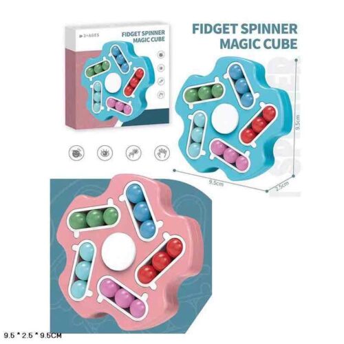 Головоломка антистрес Fidget Spinner Magic Cube/ мікс кольорів