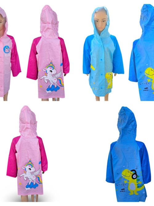 Дощовик дитячий Mario з принтом вініловий (на зріст 110-130 см)