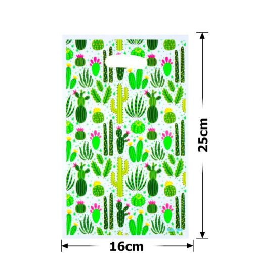 Пакет подарунковий ПВХ (16*25) 10 шт "Кактуси"