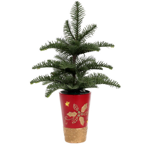 Новорічний декор "Ялинка Натюрель" офісна у горщику 40 см