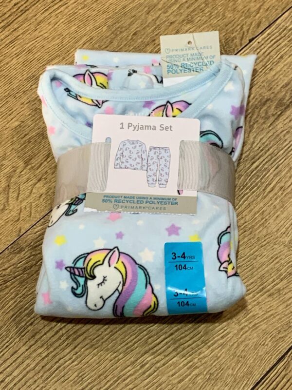 Піжама дитяча Primark "Єдиноріг" флісова