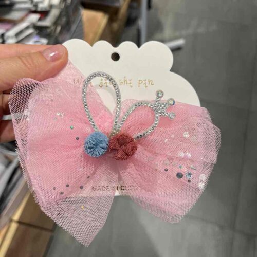 Гумка для волосся дитяча "Бантик з вушками" 1 шт