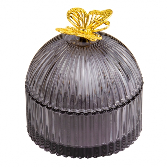 Шкатулка скляна "Грація руху" 11 см