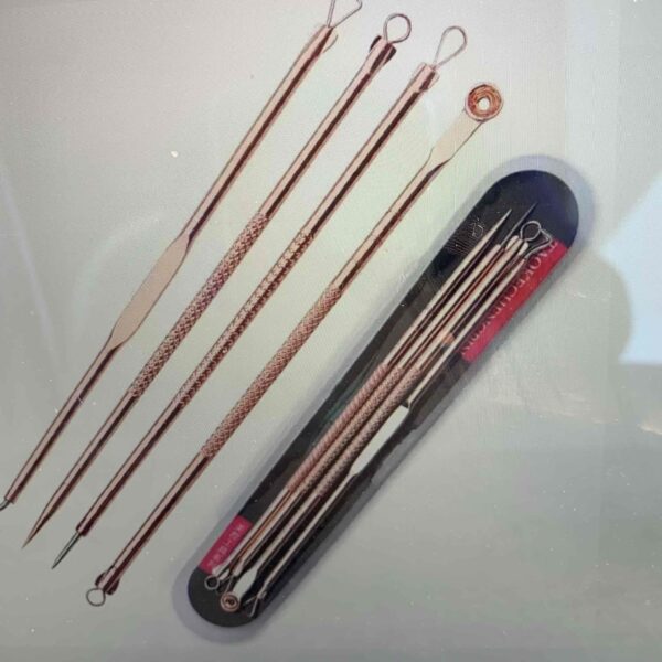 Набір косметологічних інструментів для чищення обличчя/прищів MEISHIMAN