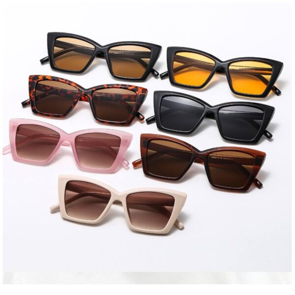 Окуляри жіночі сонцезахисні "Кошачі" прямокутні (10114)