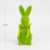 Фігурка "Зайчик" 23 см з флоковим напиленням зелений