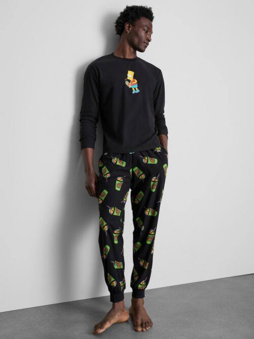 1abda5f2-2a28-4b22-a16b-9e4932a8d599.jpg Піжама чоловіча "Simpsons/ Сімпсони" Primark флісова велюрова