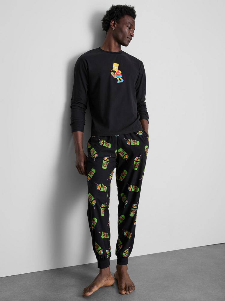 Піжама чоловіча "Simpsons/ Сімпсони" Primark флісова велюрова